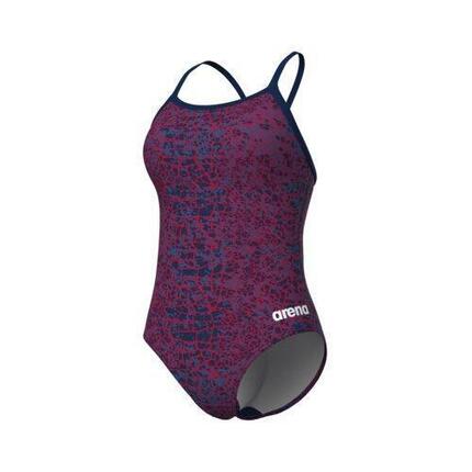 Badeanzug, Damen Arena Snakeskin Lightdrop Back