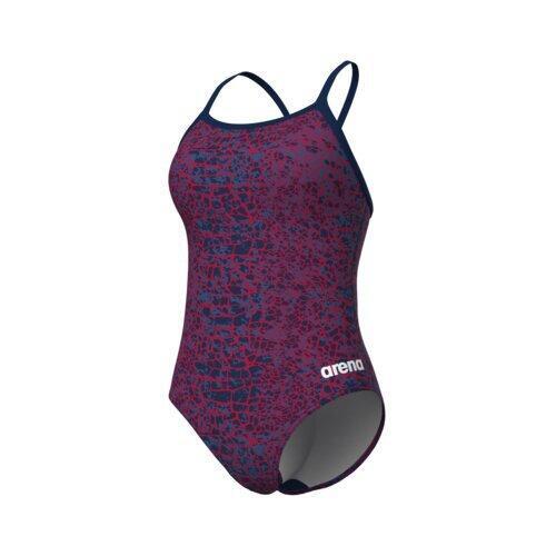 Badeanzug, Damen Arena Snakeskin Lightdrop Back