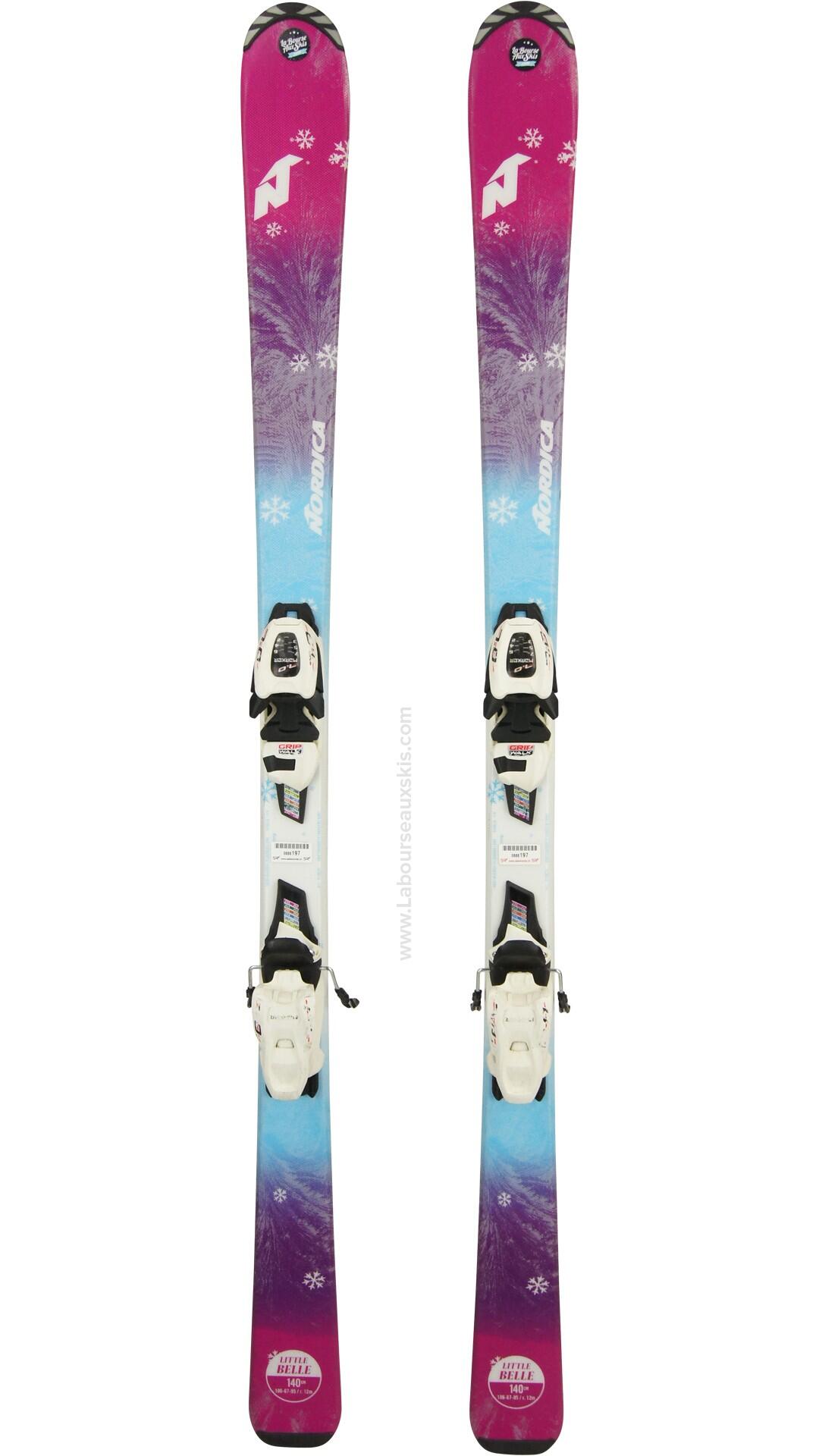 Reconditionné - NORDICA LITTLE BELLE FDT + MARKER 4.5 - Très bon état 2/3
