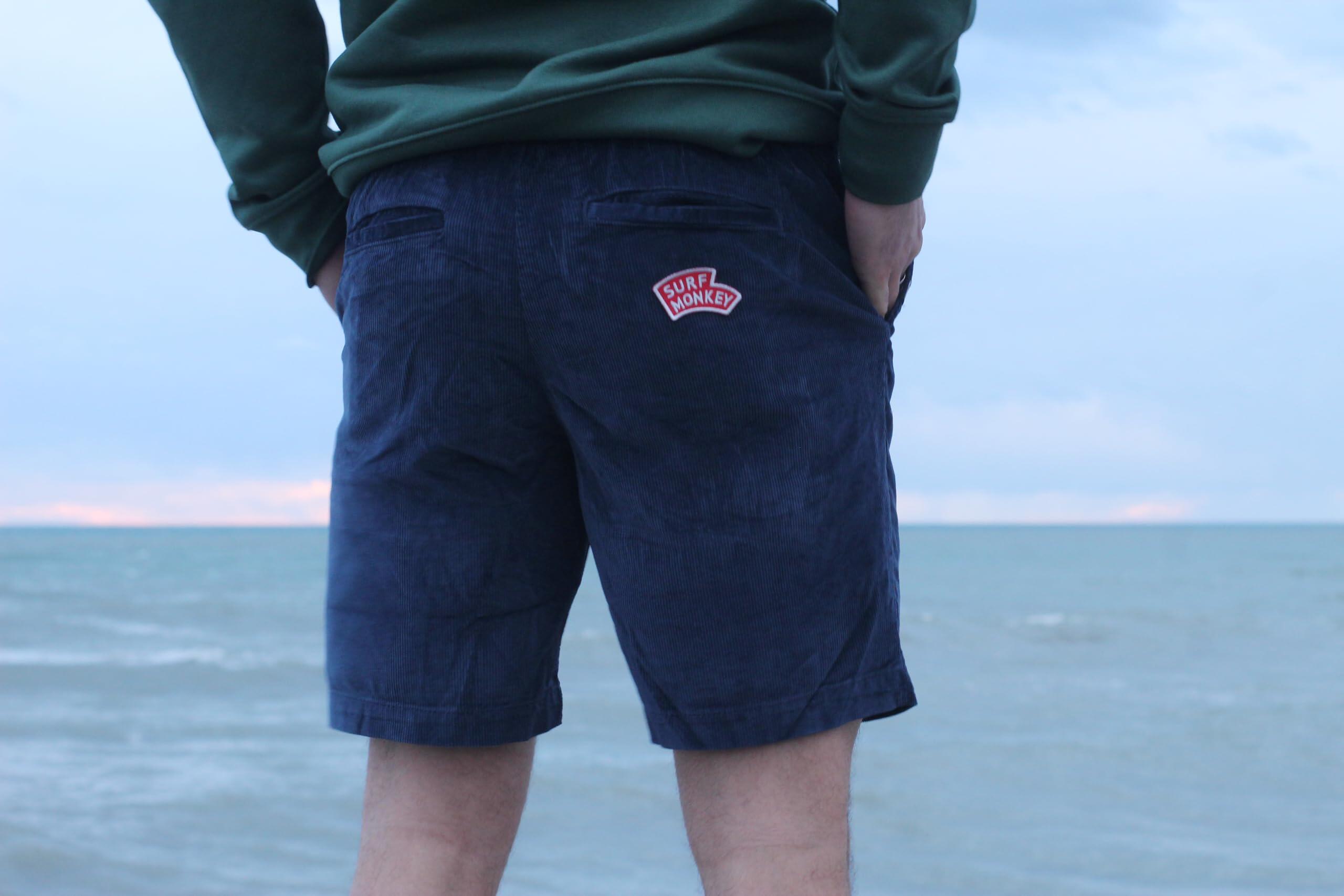 Corduroy shorts/ Klassiek - Volwassenen - Biologisch (Blauw) 4/7
