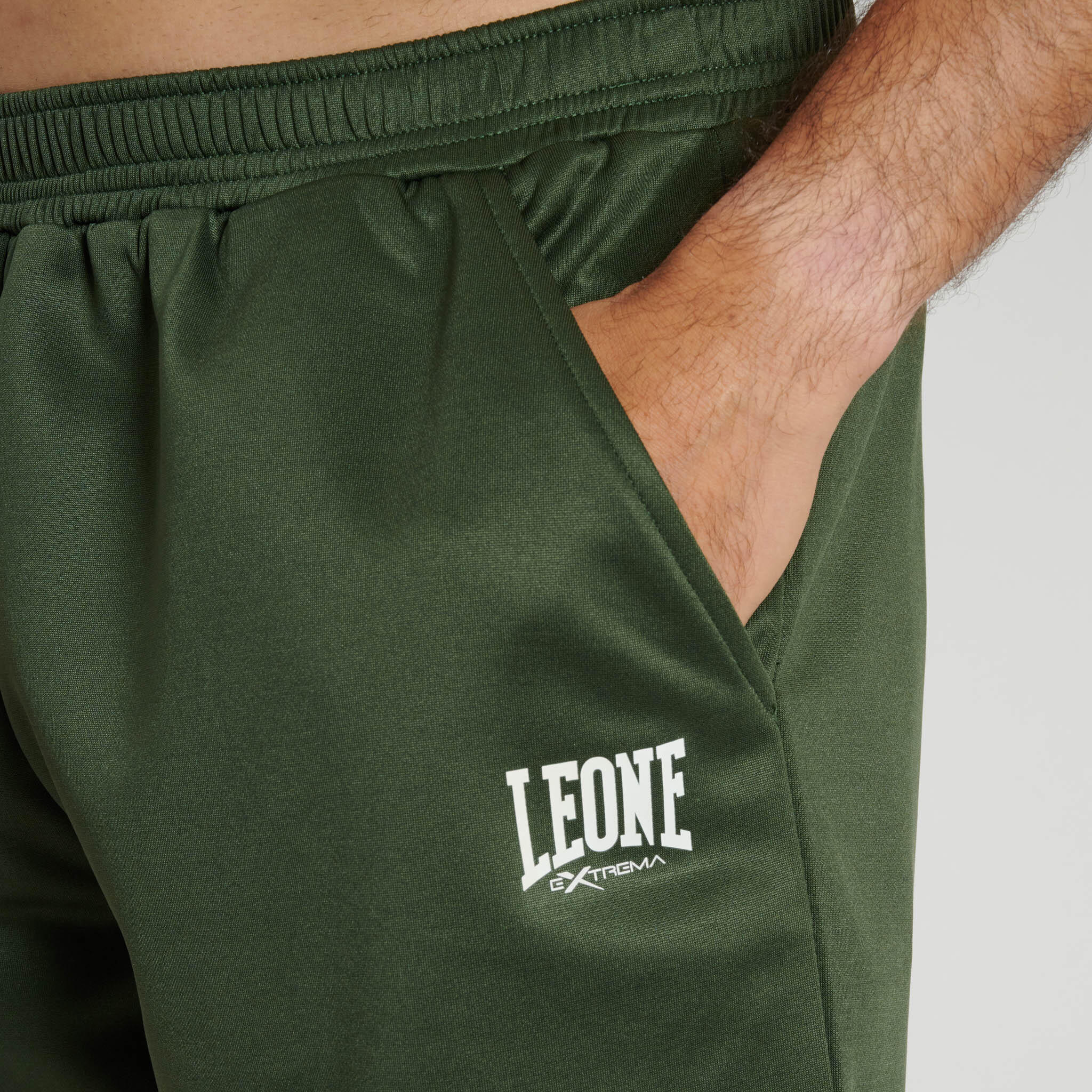 Pantalón corto LOGO Leone1947 verde army - S 3/3