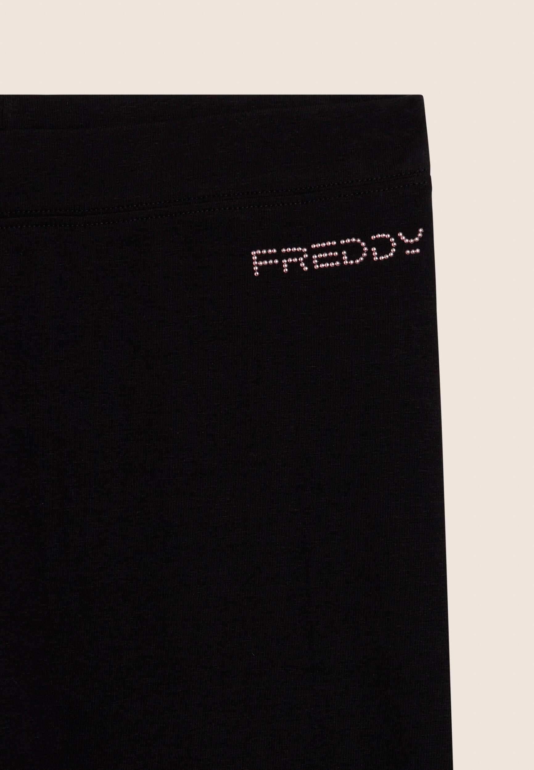 Leggings Biker in Jersey pesante con Logo FREDDY 7/7