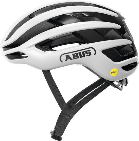 ABUS AirBreaker 2.0 MIPS Rennradhelm glänzend weiß M 54-58 cm