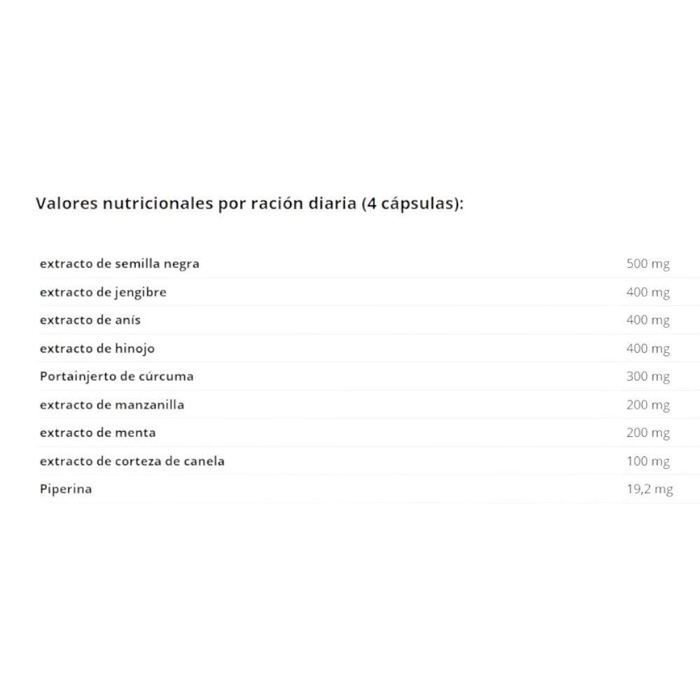 Entlüfter Gases & digestión 120 Caps 2/2