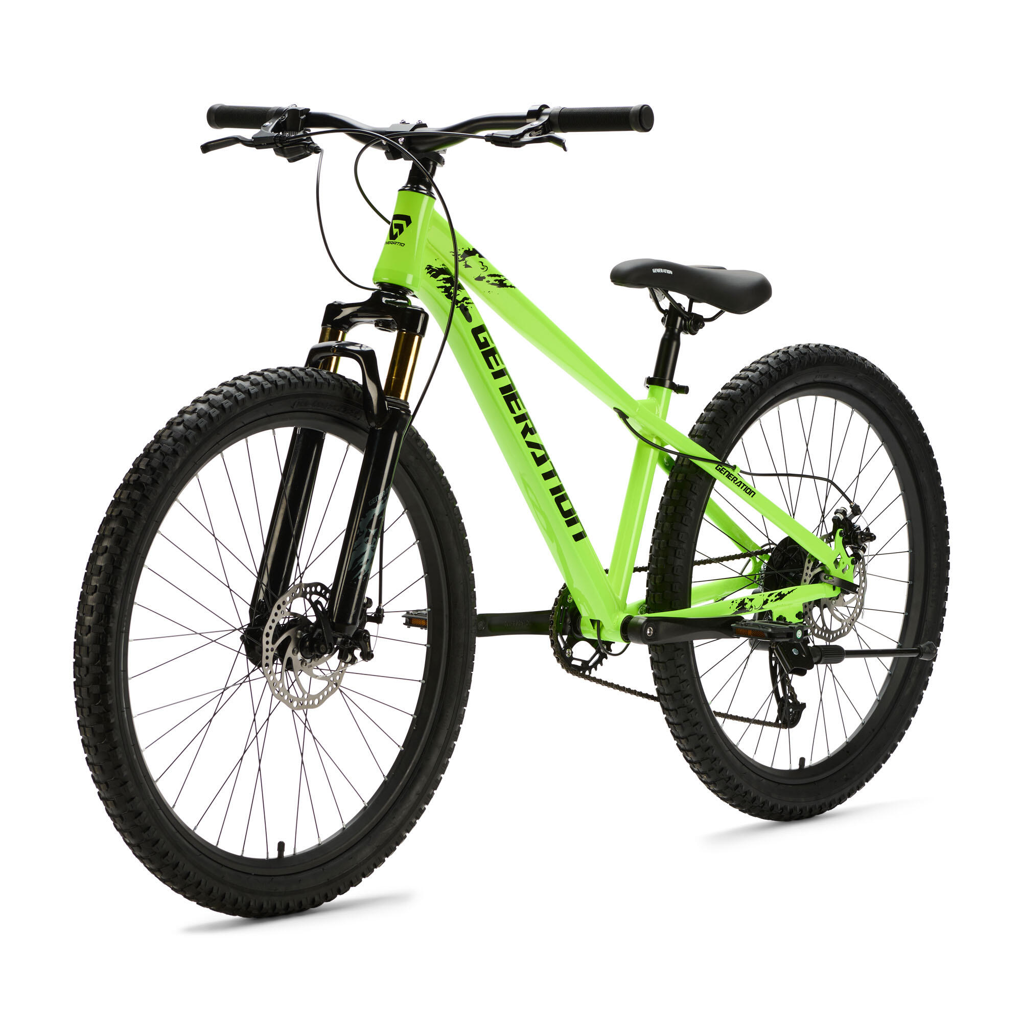 Generation X8 Mountainbike 26 Zoll – Neon Gelb 3/5