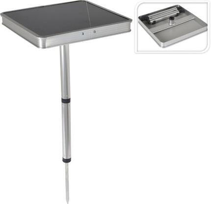 Redcliffs Table de camping pliante 26x26x43 cm noire