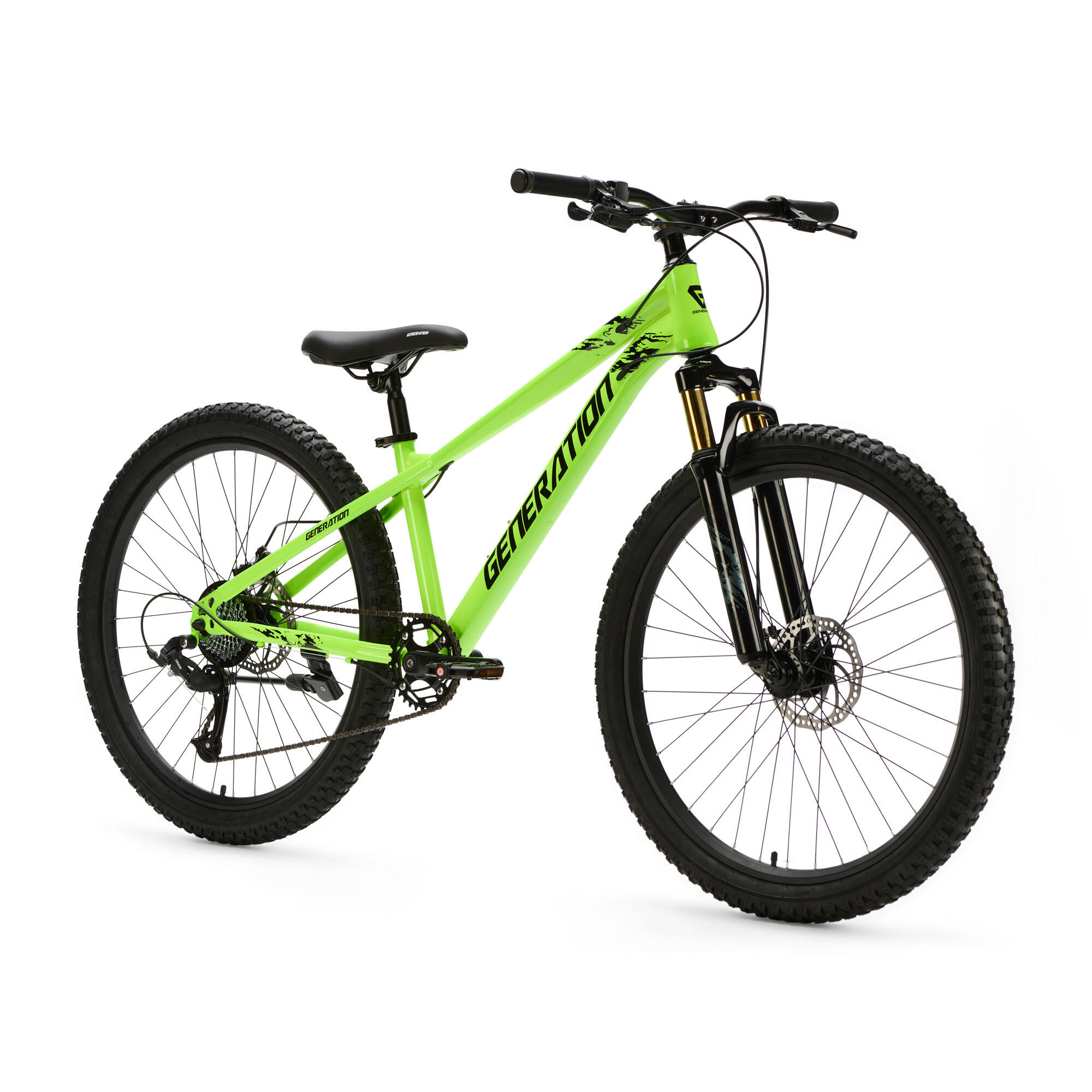 Generation X8 Mountainbike 26 Zoll – Neon Gelb 2/5