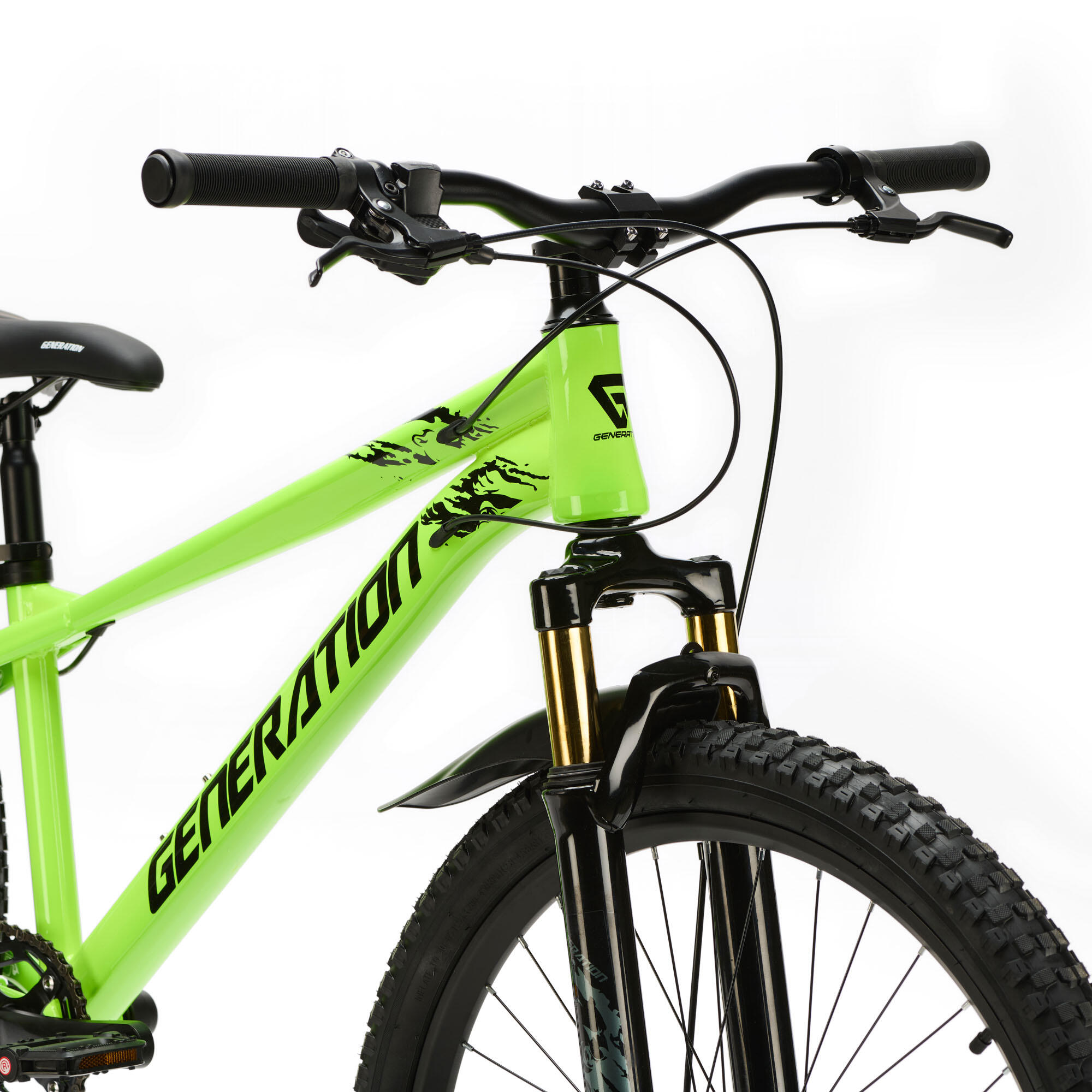 Generation X8 Mountainbike 26 Zoll – Neon Gelb 5/5