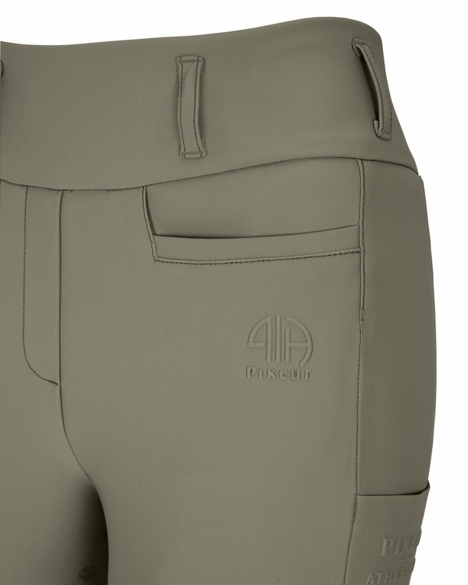 Reithose Damen Linnett mit Vollgrip light moss 2/7