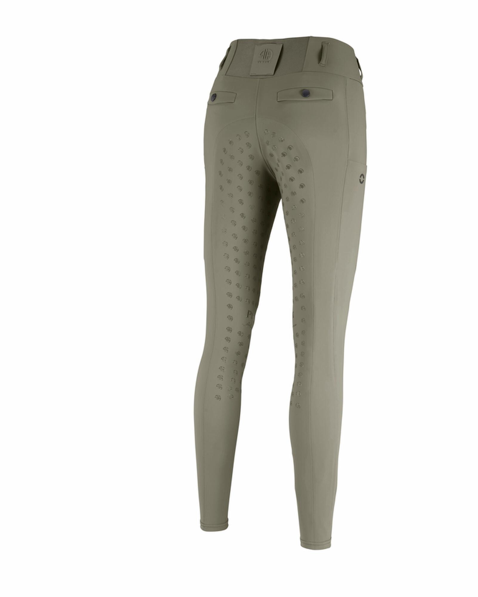 Reithose Damen Linnett mit Vollgrip light moss 7/7