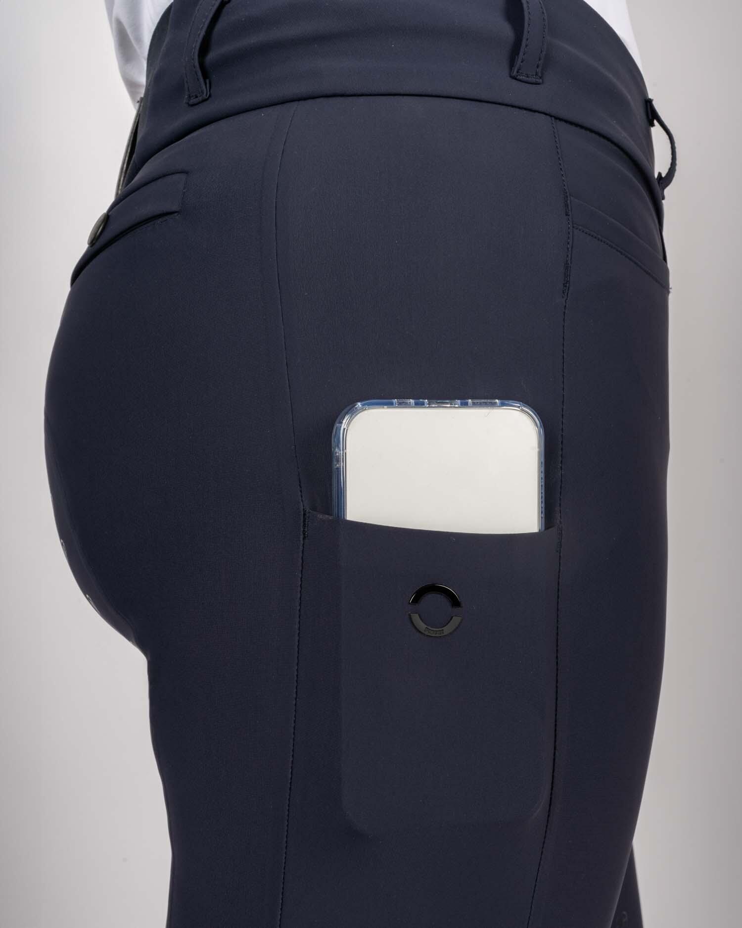 Reithose Damen Linnett mit Vollgrip nightblue 2/6