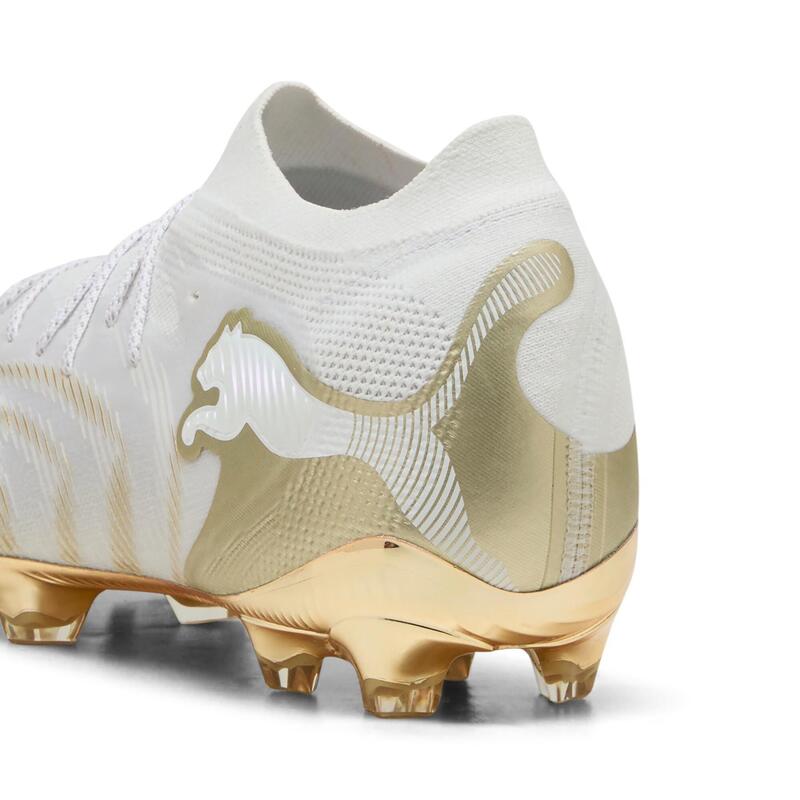 Ghete de fotbal PUMA Future 9 Ultimate FG puma alb/auriu metalic