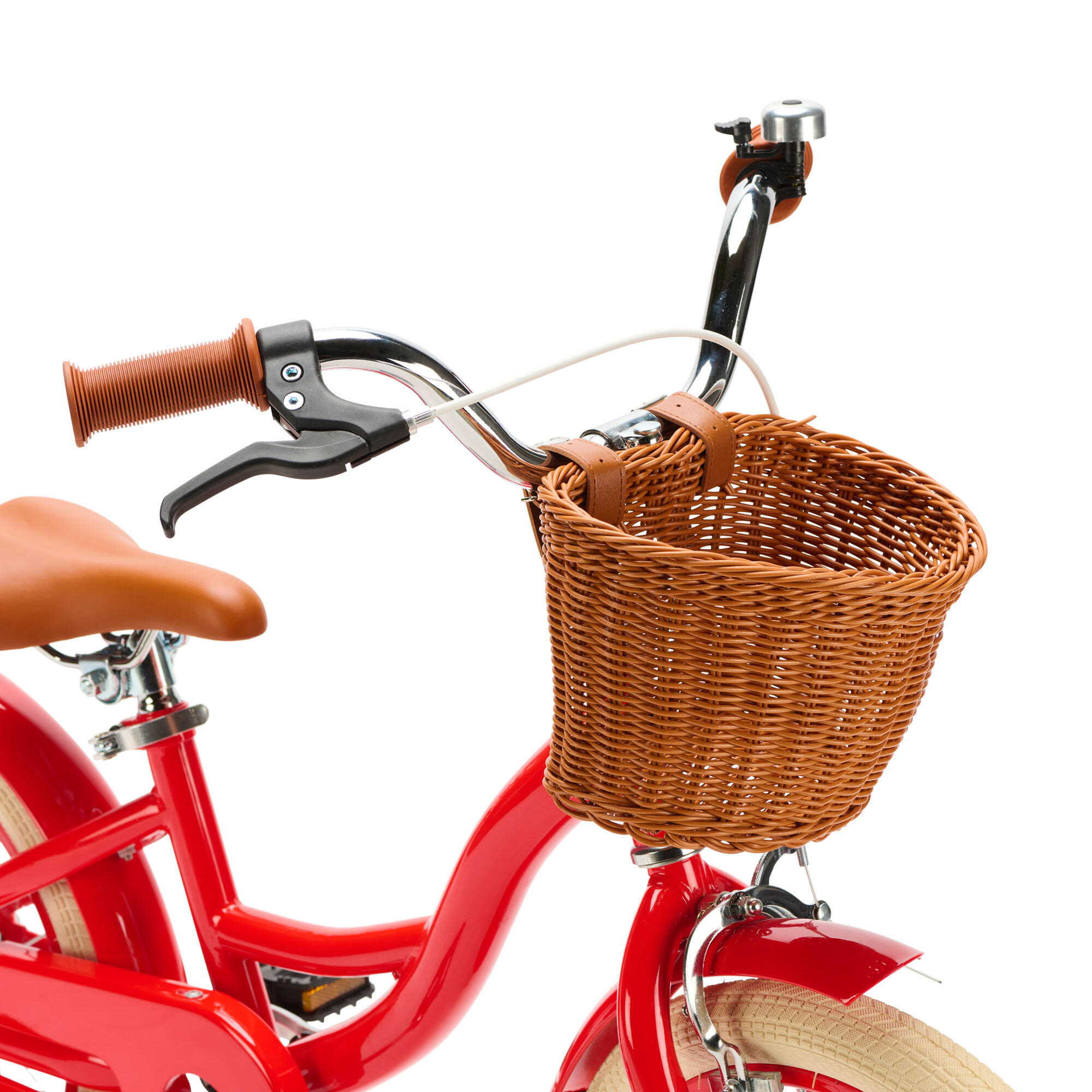 Generation Blanco 16 Zoll Rot – Kinderfahrrad mit Korb 5/5