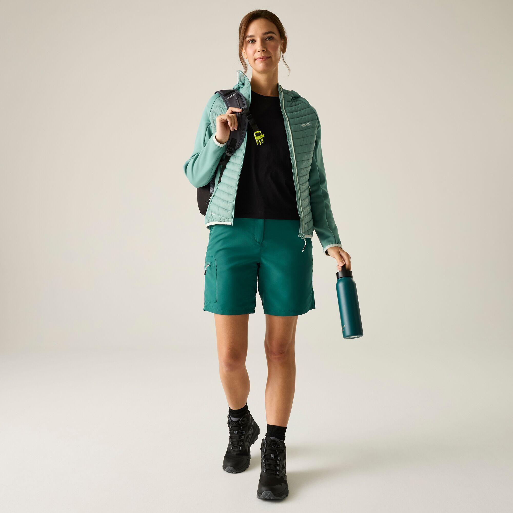 Damen-Andreson Stretch-Wasserabweisende Hybrid-quilted-Jacke 3/6