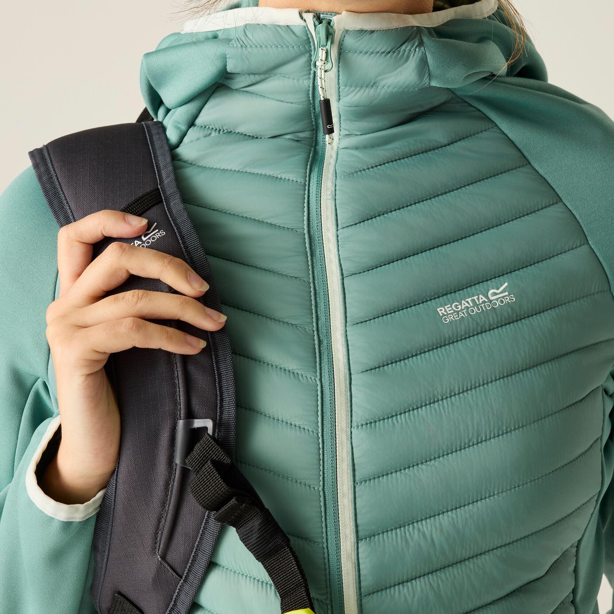Damen-Andreson Stretch-Wasserabweisende Hybrid-quilted-Jacke 4/6