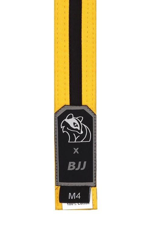 Centura BJJ Juniori DAX SPORTS Galben/Negru