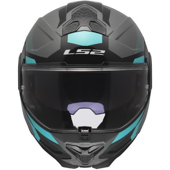 Kask modułowy LS2 FF910 Advant II Triple S S szary/niebieski/czerwony