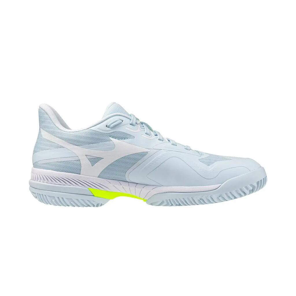 Mizuno Wave Exceed Court Clay Azul Claro/amarillo Mujer 61gc2521