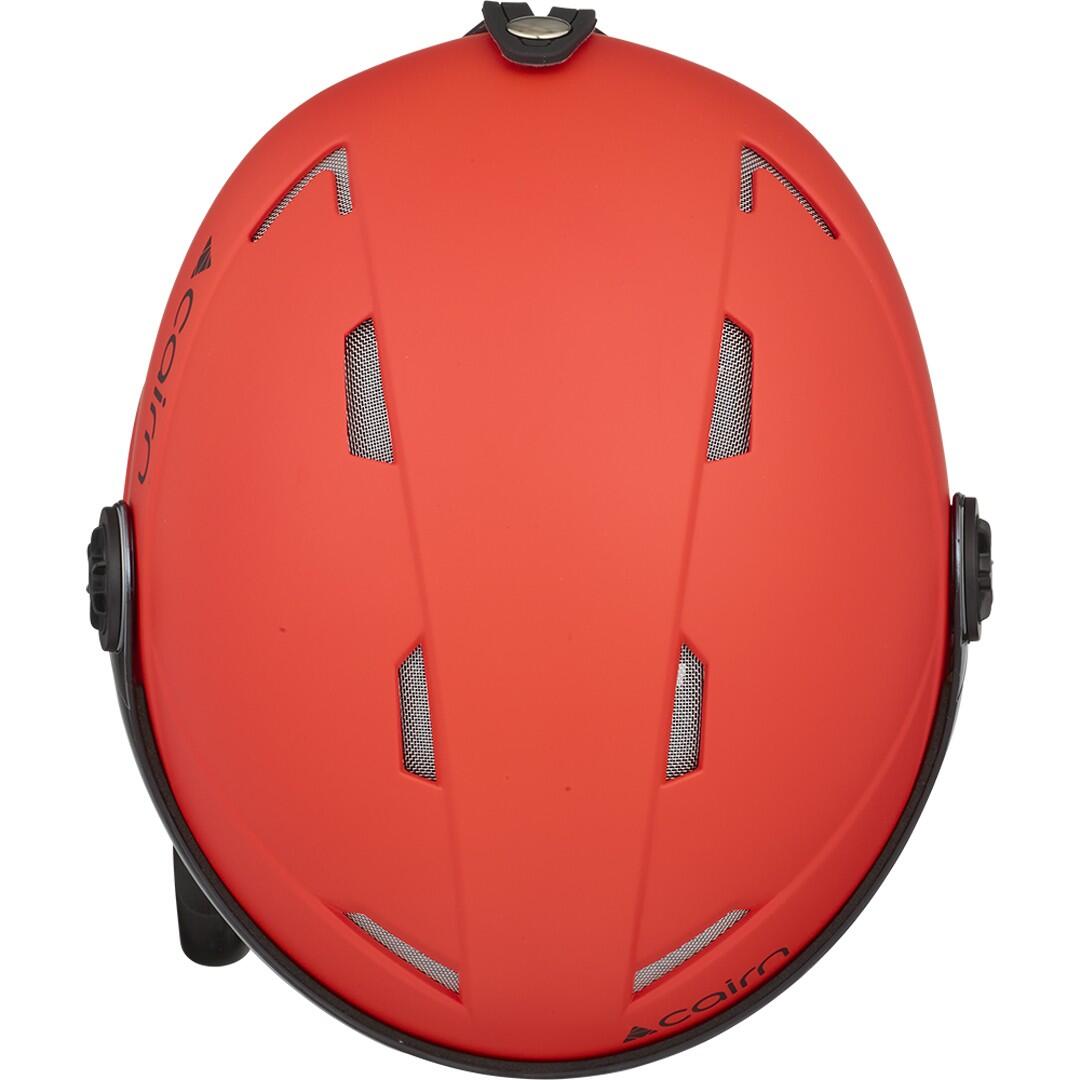 CAIRN ANDROID VISOR J MAT BRIGHT RED 3/3