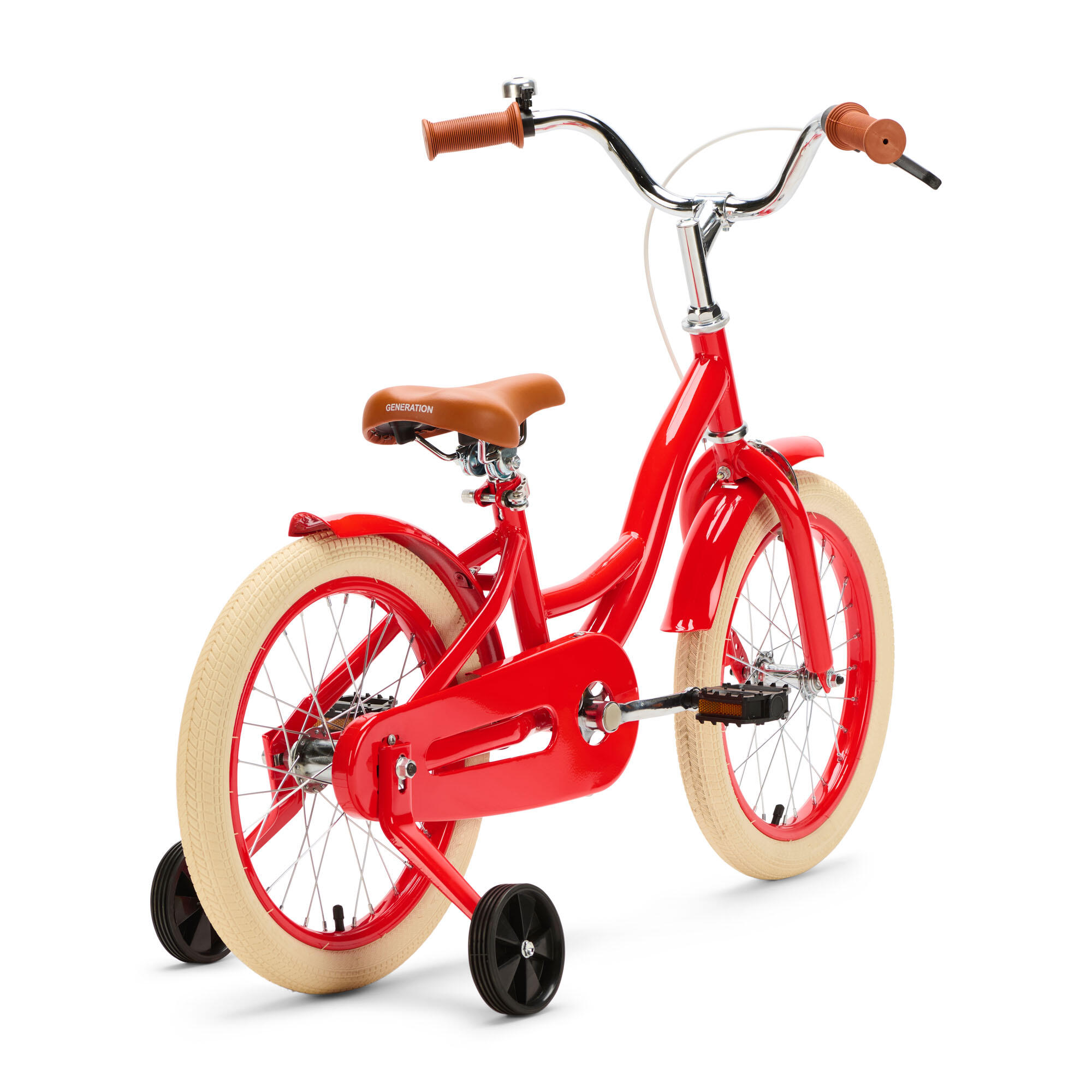 Generation Blanco 16 pulgadas Rojo – Bicicleta infantil 3/4