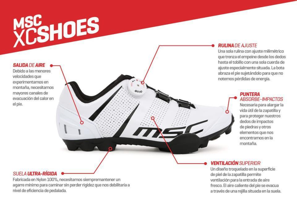 ZAPATILLAS MSC XC SHOES 42 NEGRAS 3/4