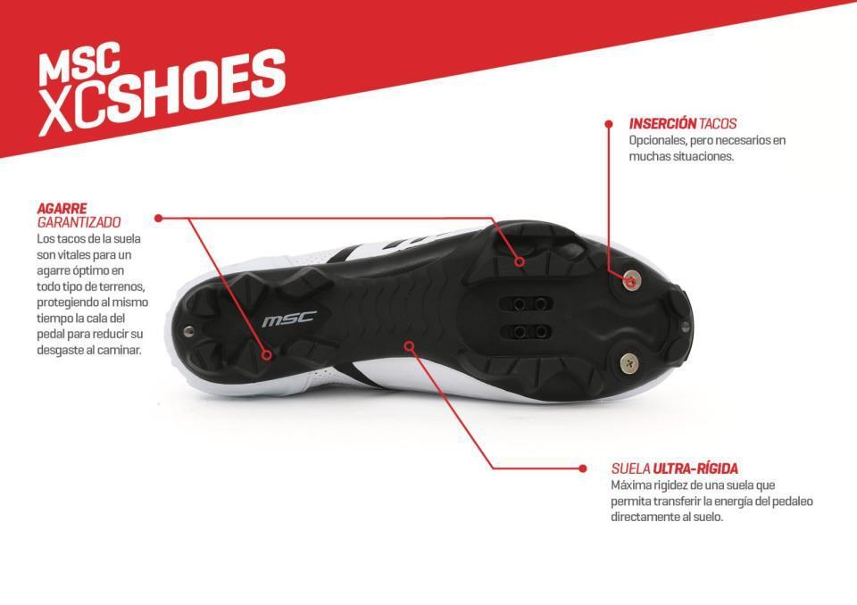 ZAPATILLAS MSC XC SHOES 42 NEGRAS 4/4