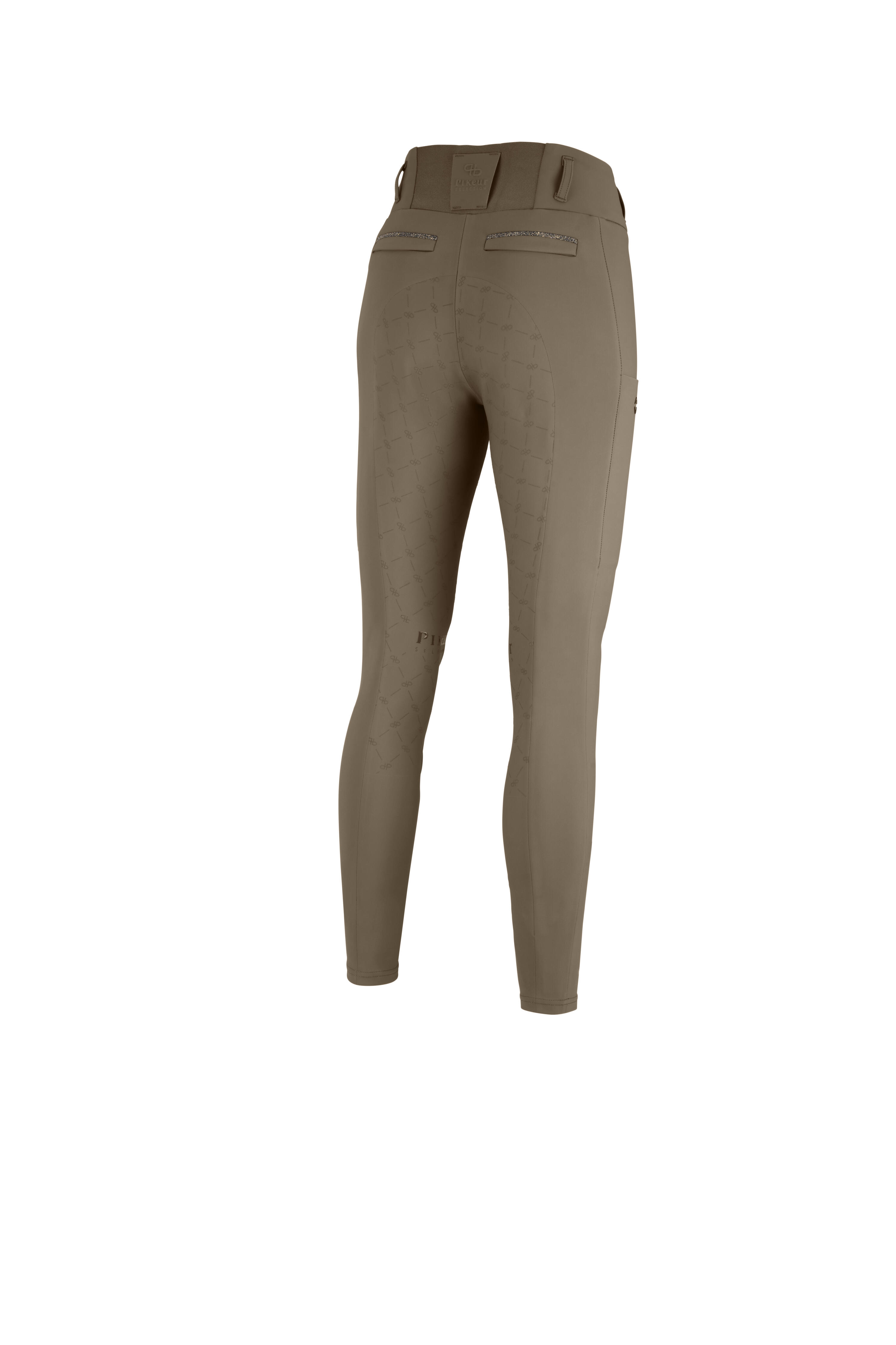 Reithose Damen Linnett mit Vollgrip slate brown 2/2