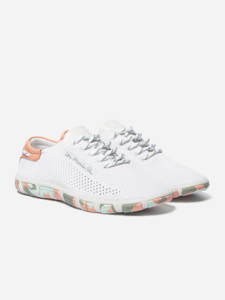 Tennis toile Femme - JAZARIA Blanc/ecru 2/5