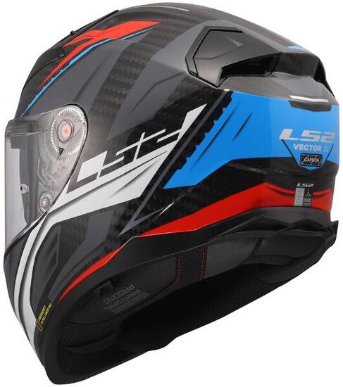Casco integrale LS2 FF811 Vector II Carbon Savage 6K Carbon ECE 22-06