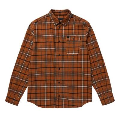 Mystic the check shirt - golden brown