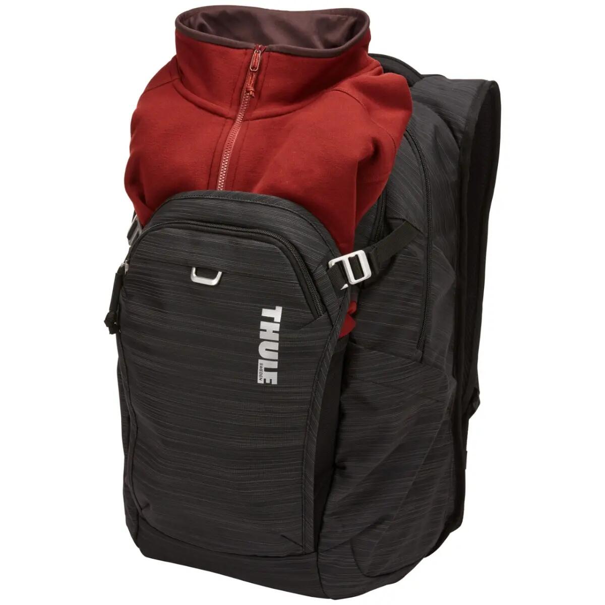 Rucsac urban cu compartiment laptop, Thule, Construct, 24L, Black 6/7