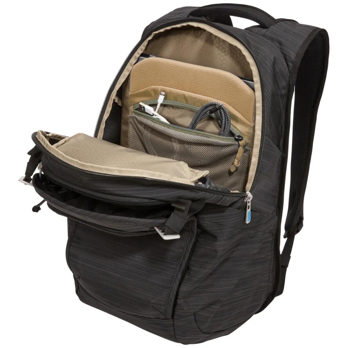 Rucsac urban cu compartiment laptop, Thule, Construct, 24L, Black 7/7