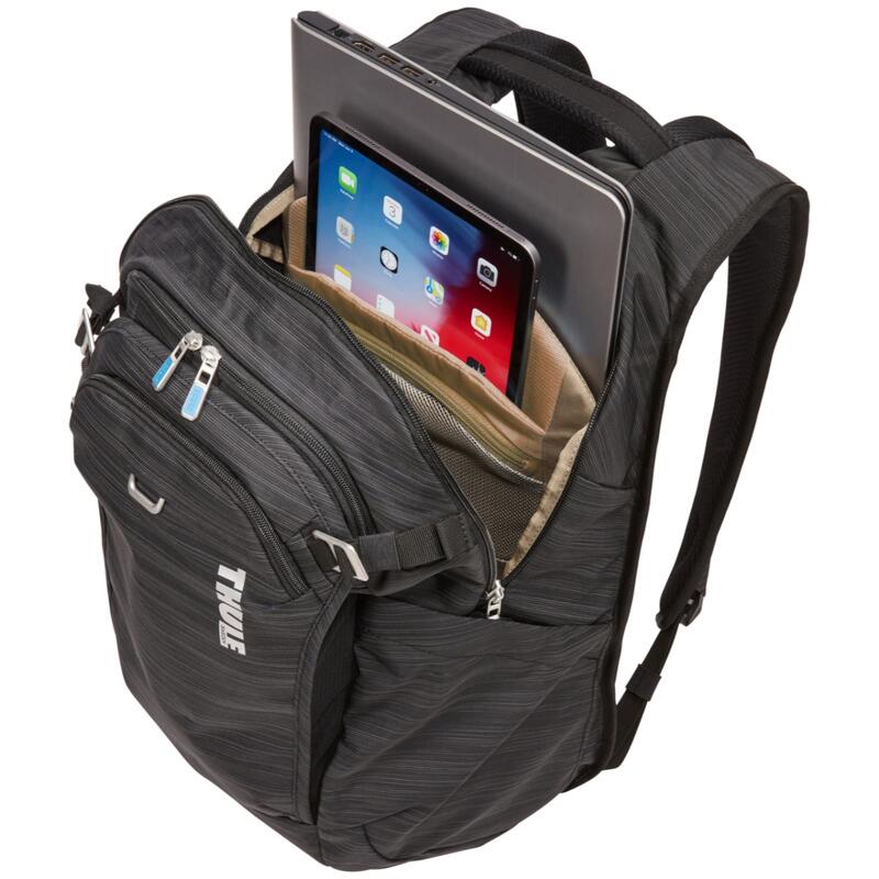 Rucsac urban cu compartiment laptop, Thule, Construct, 24L, Black