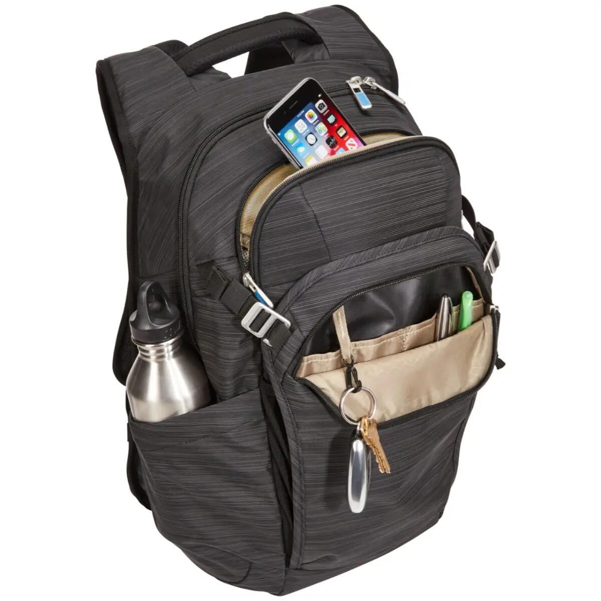 Rucsac urban cu compartiment laptop, Thule, Construct, 24L, Black 4/7