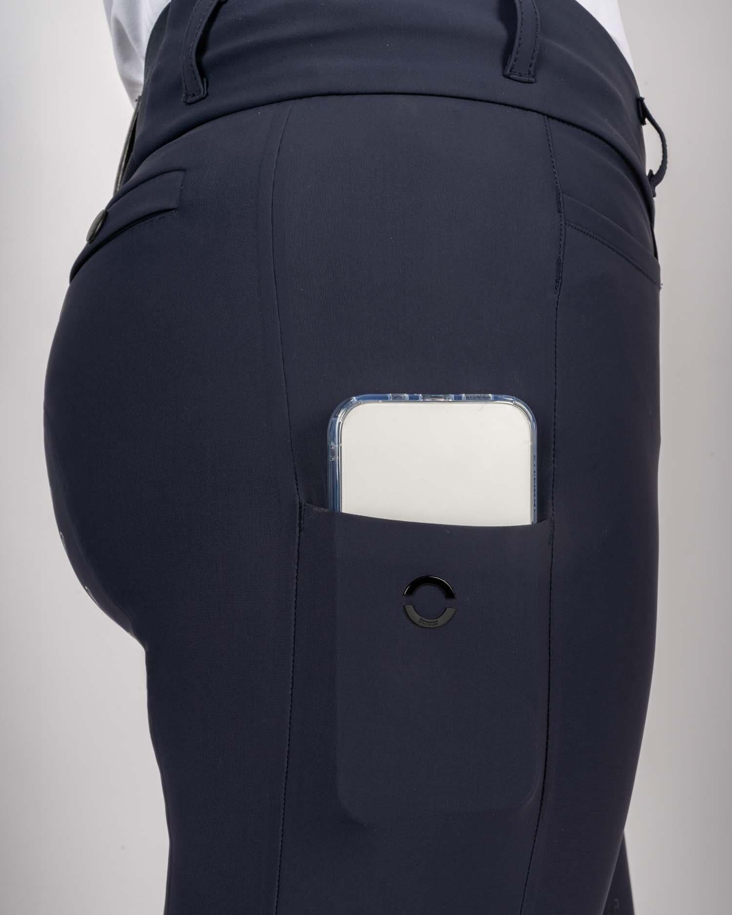 Reithose Damen Linnett mit Vollgrip nightblue 2/6