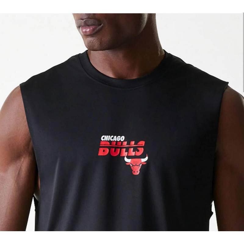 Débardeur NBA Chicago Bulls New Era Essential Noir 3/3