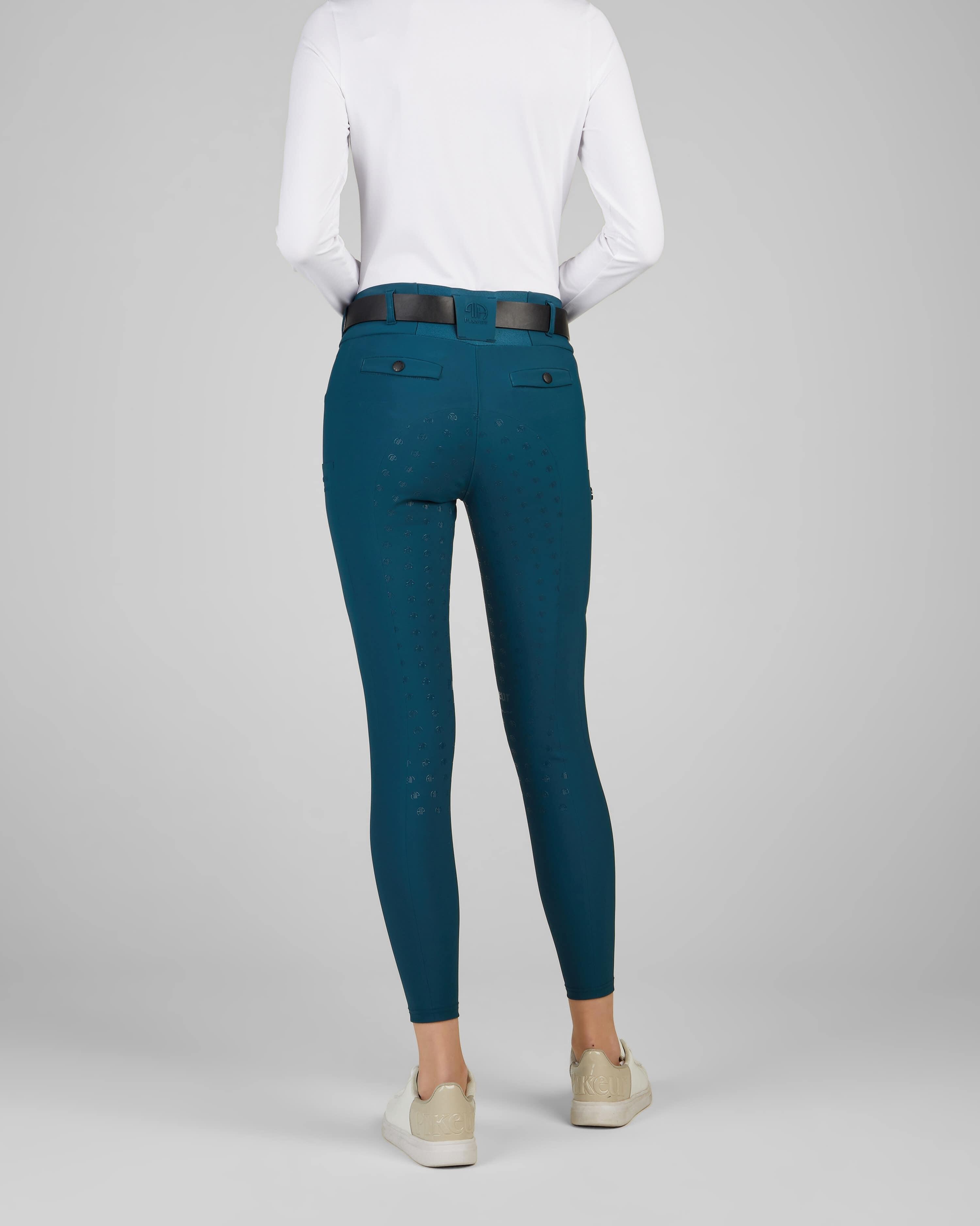 Reithose Damen Linnett mit Vollgrip deep ocean 7/7