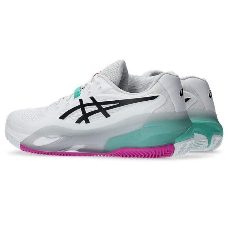 Tênis Asics Gel Resolution X Clay White Aurora Green 3/7