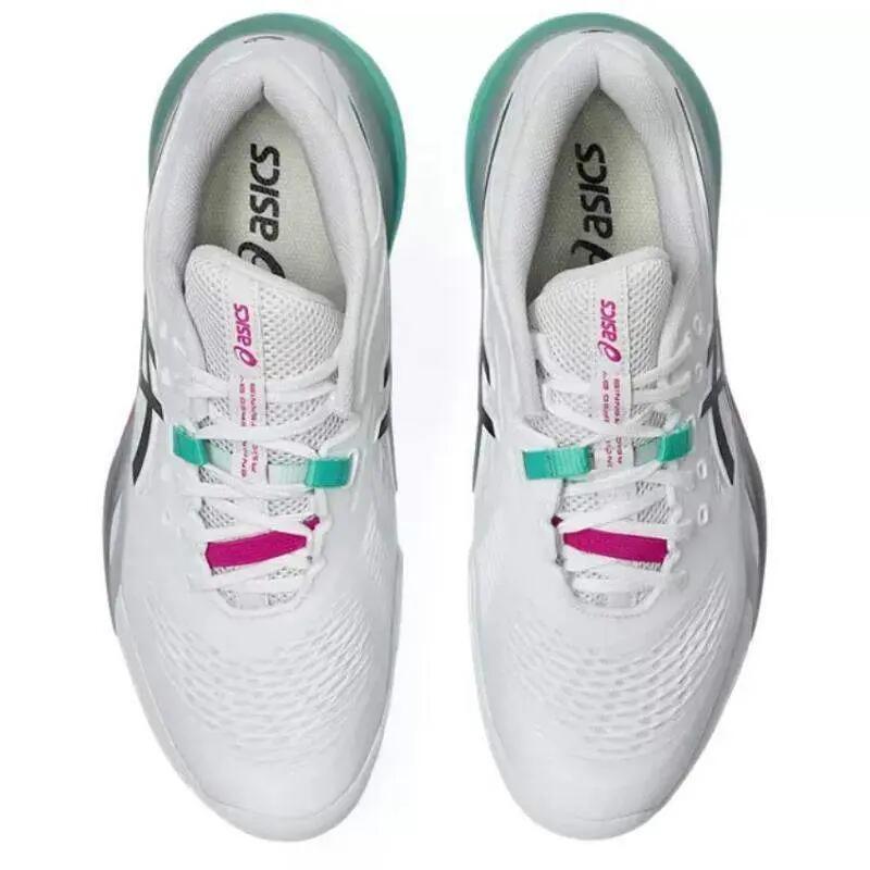 Tênis Asics Gel Resolution X Clay White Aurora Green 5/7