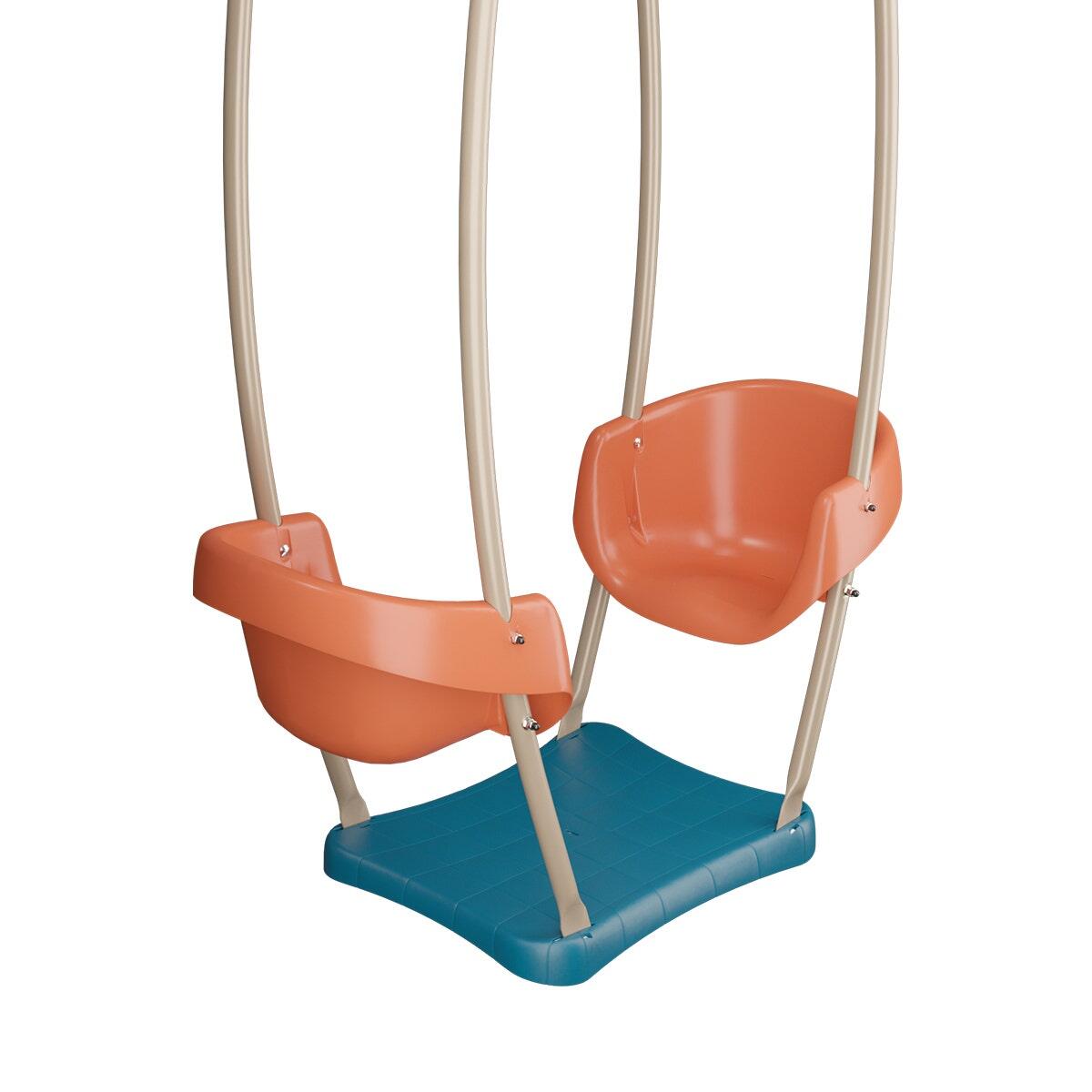 Station de jeux bois 2,30 m Topwood PUNJI - 5 enfants 3/7