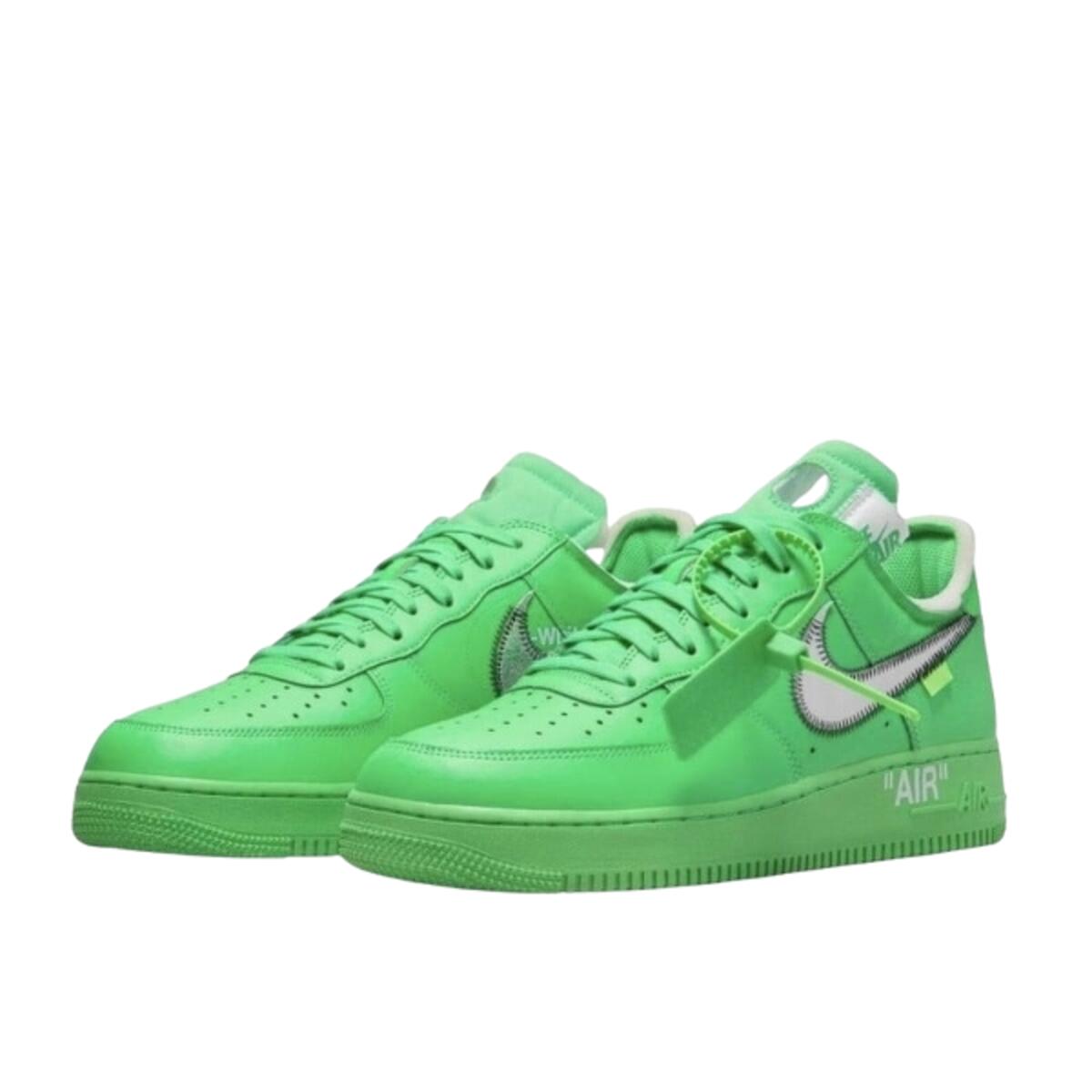 Nike Off-White Air Force 1 Low Light Green Spark 2/3