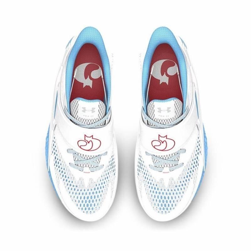 Chaussures de Basketball Under Armour Curry Fox 2 "blue flame" 5/5