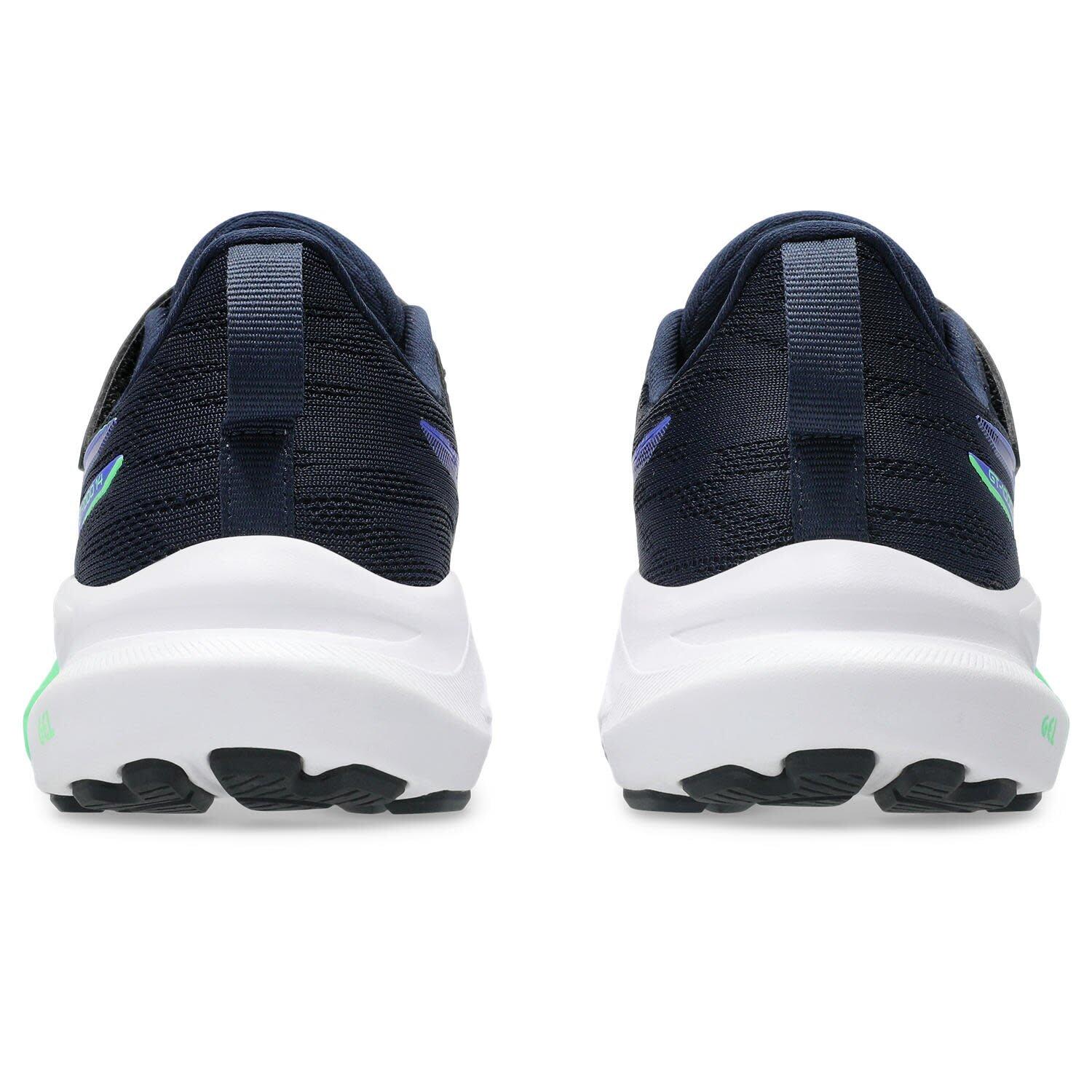 Calcado De Corrida Crianças - ASICS GT-1000 14 PS - Midnight/Vital Green 5/6