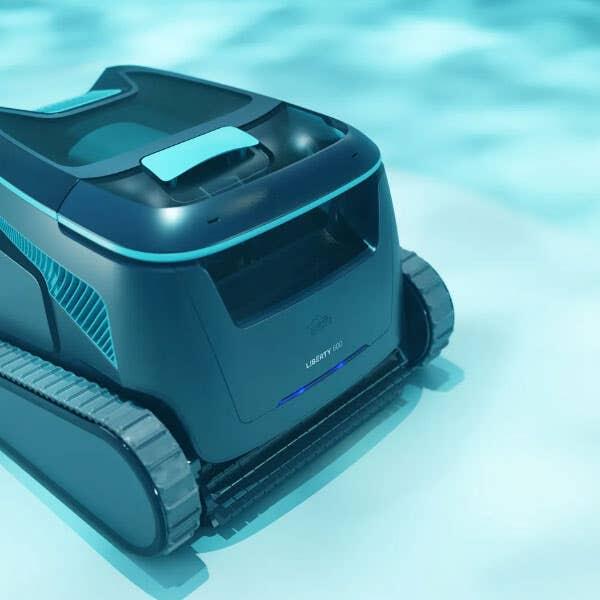 Aspirador robot Maytronics Dolphin LIBERTY 600  limpa fundos automático bateria 7/7