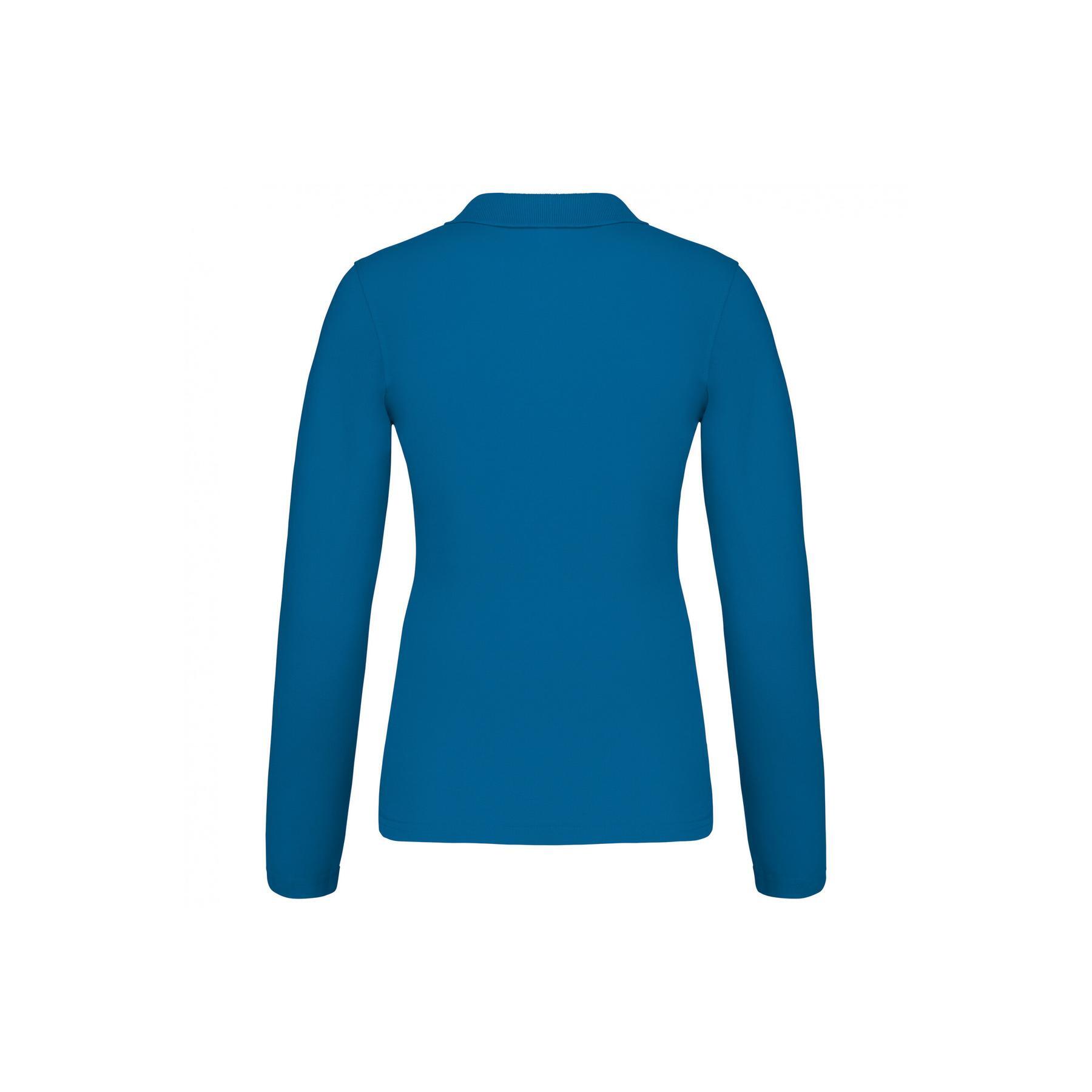 Polo donna a maniche lunghe in piqué Kariban 2/2