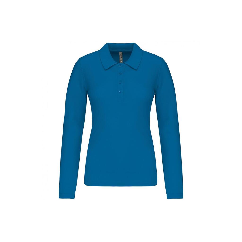 Women's long-sleeved pique polo shirt Kariban
