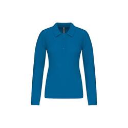 Polo piqué manches longues femme Kariban