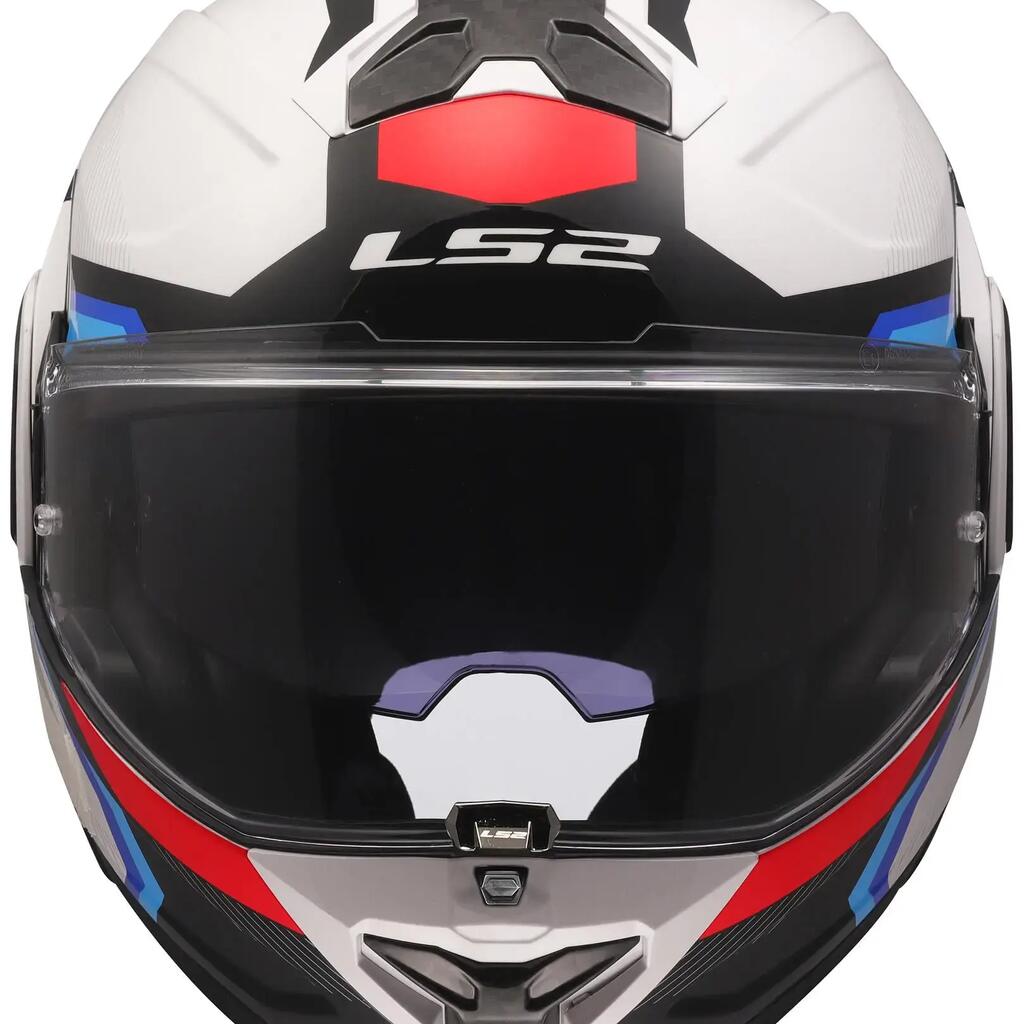 LS2 FF910 Advant II Triple Flip-Up Helmet M (57–58 cm) White/Blue/Red