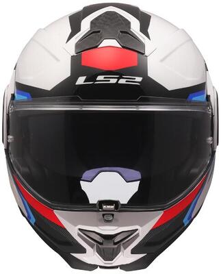 Ls2 ff910 advant ii triple opklaphelm m 57-58 cm wit/blauw/rood