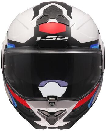 Kask modułowy LS2 FF910 Advant II Triple 3XL biały/niebieski/czerwony